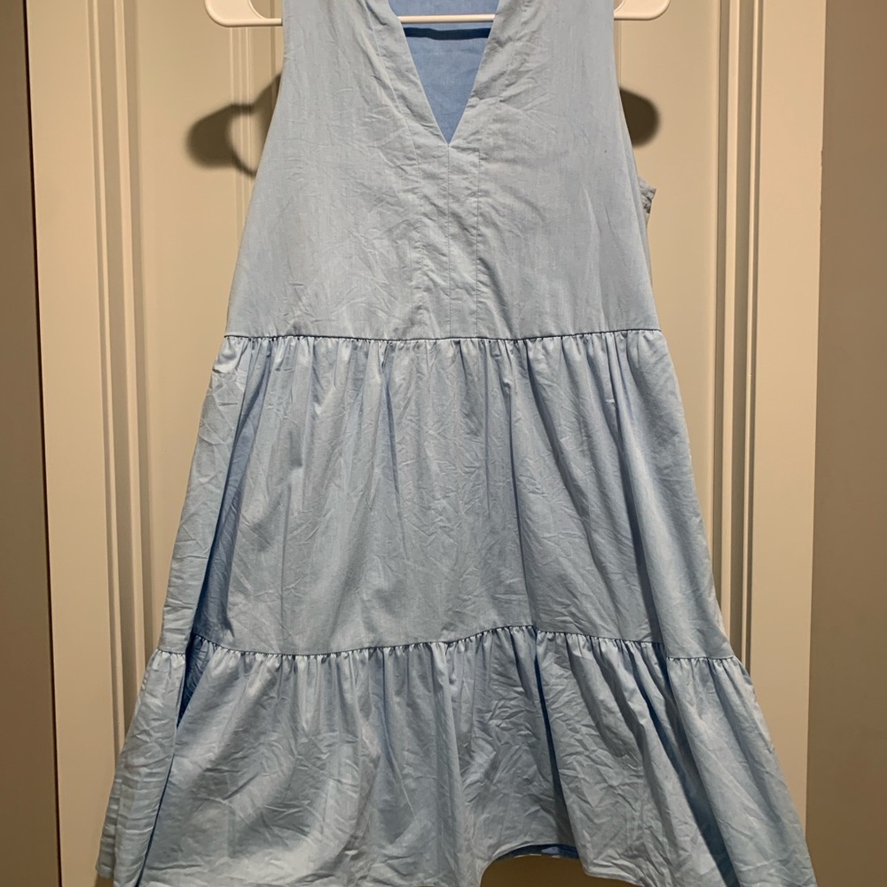 52 Seven Blue Sleeveless Dress Size S